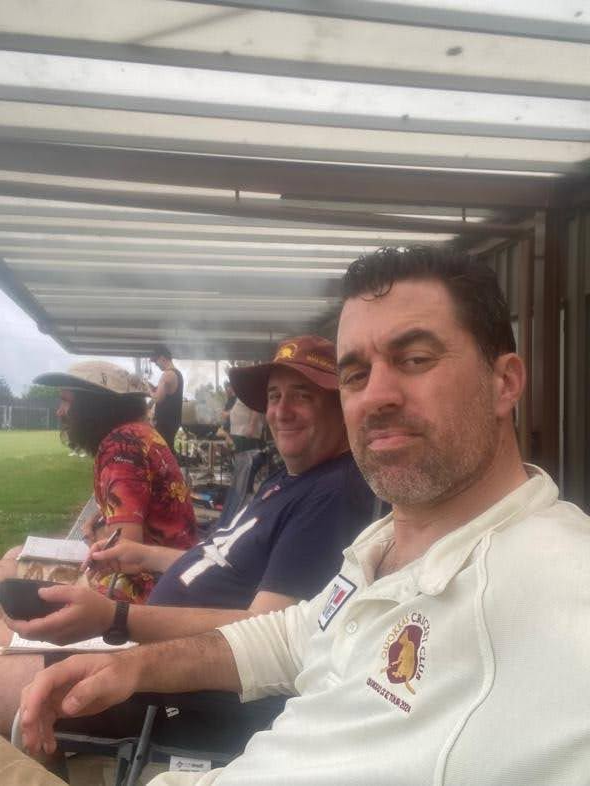 Rev looking damp hiding from the rain